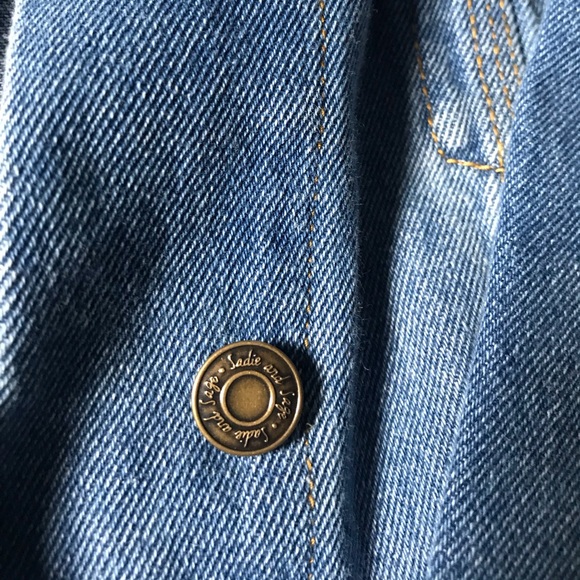 Forever 21 heavyweight denim jacket SMALL - Picture 8 of 8